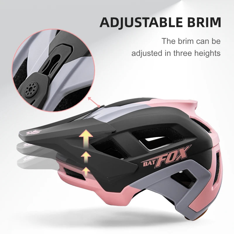 Mountain Bike Helmet for Men Women Adult Youth, MTB Bicycle Bike Helmet Cascos Para Bicicletas with Visor Casco Bicicleta