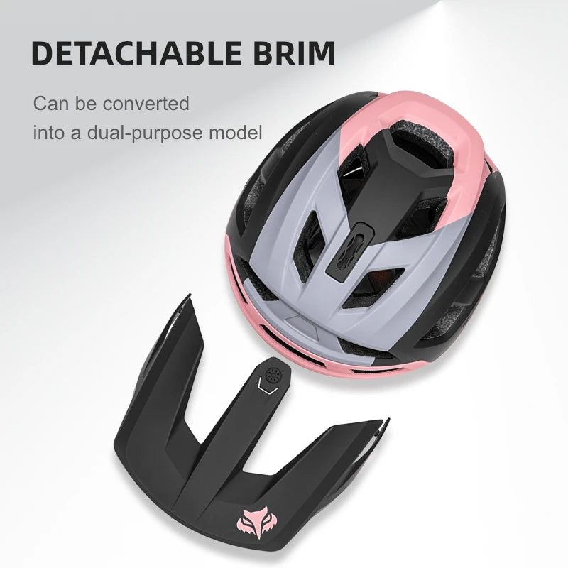 Mountain Bike Helmet for Men Women Adult Youth, MTB Bicycle Bike Helmet Cascos Para Bicicletas with Visor Casco Bicicleta