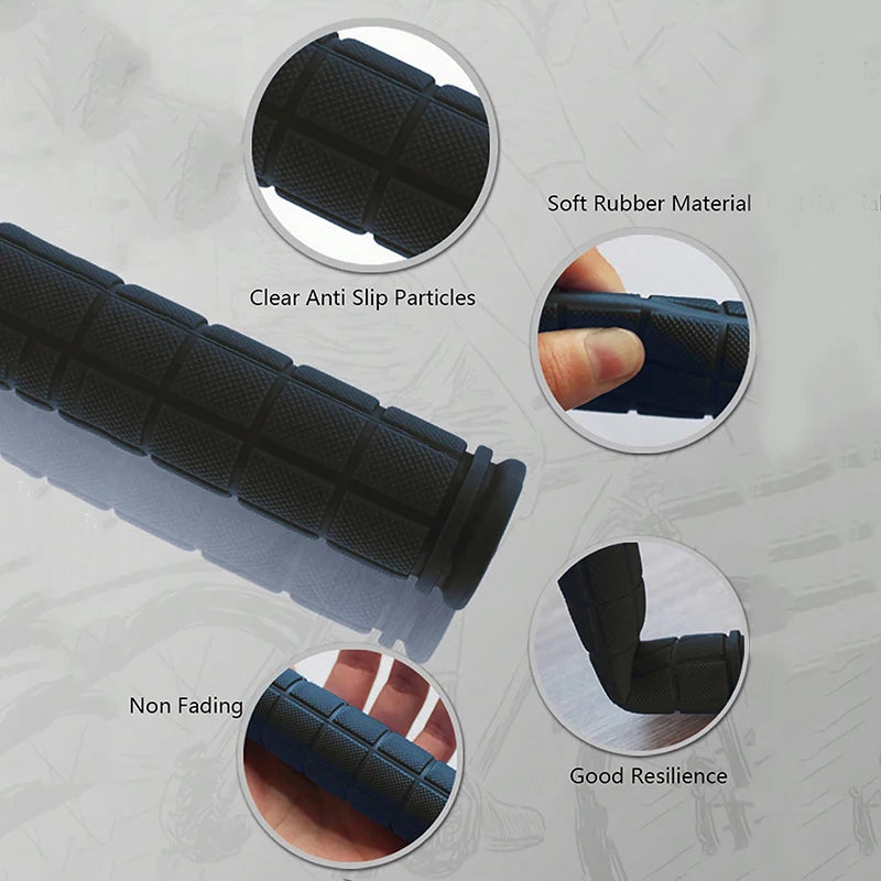 1Pair Bicycle Handlebar Grips Anti-Skid Bike Handle Bar Grips Rubber Covers Fixed Gear BMX MTB Mountain Bike Bicycle Accessories