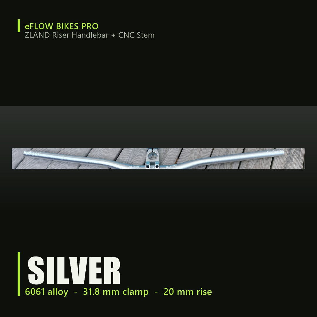 ZLAND riser handlebar - Silver