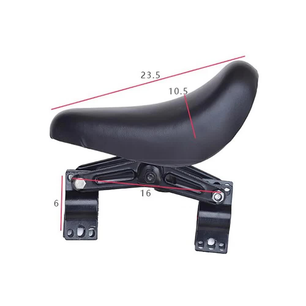 Padded child saddle dimensions