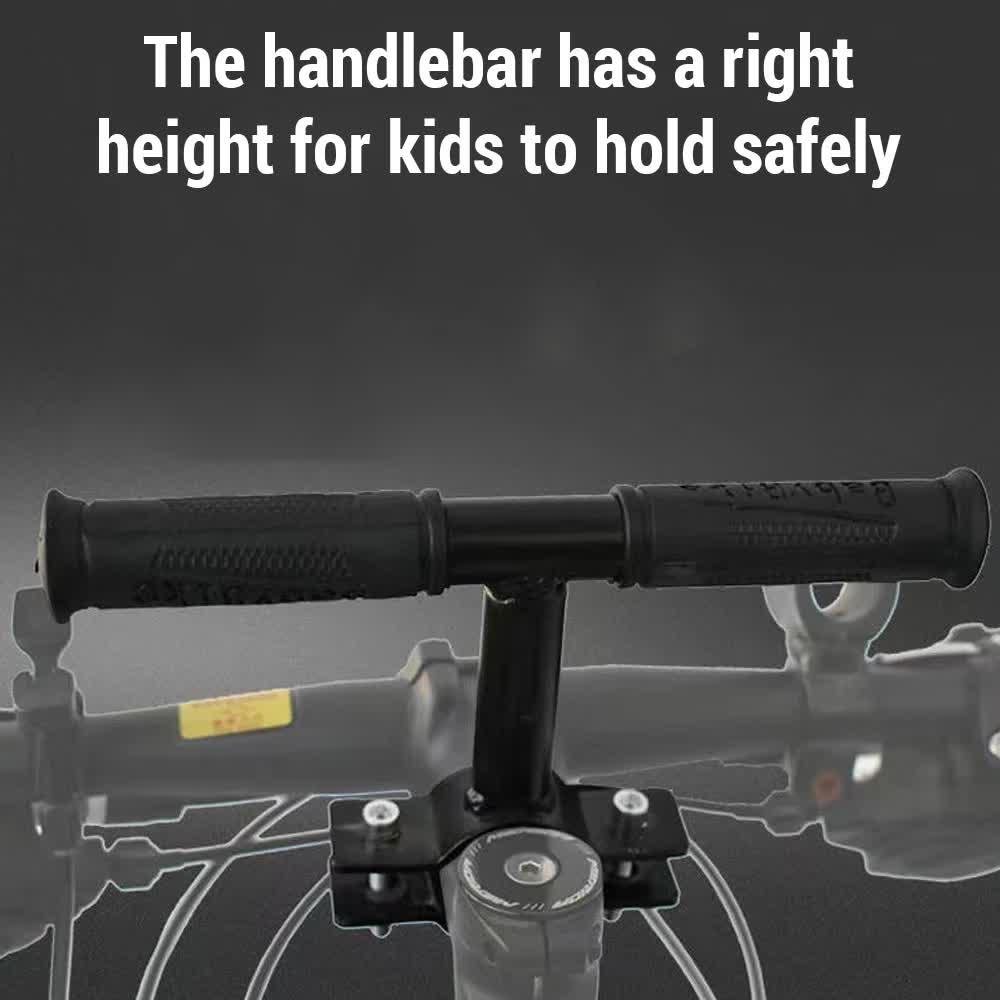 Child mini handlebar at the right height to hold safely
